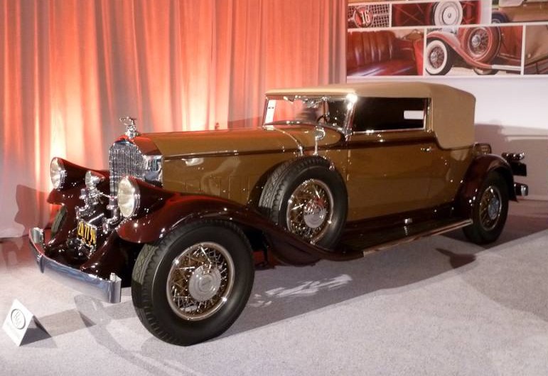 a 1931 Pierce Arrow, of Buffalo, NY, restored