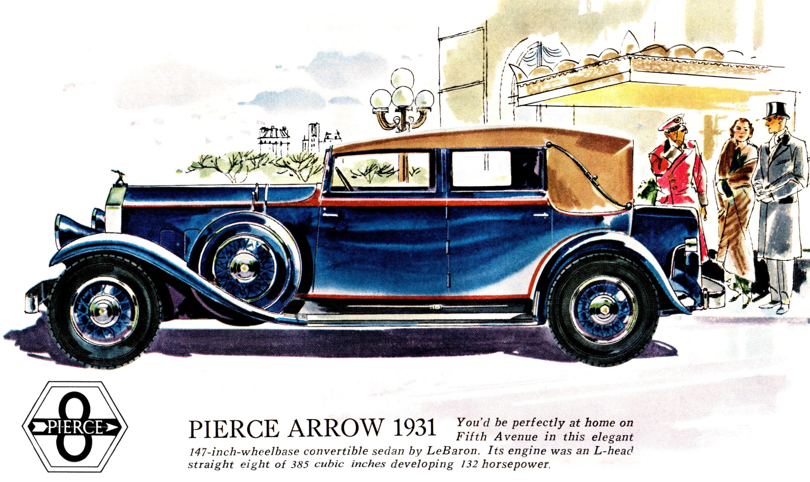 1931 Pierce Arrow advertizement